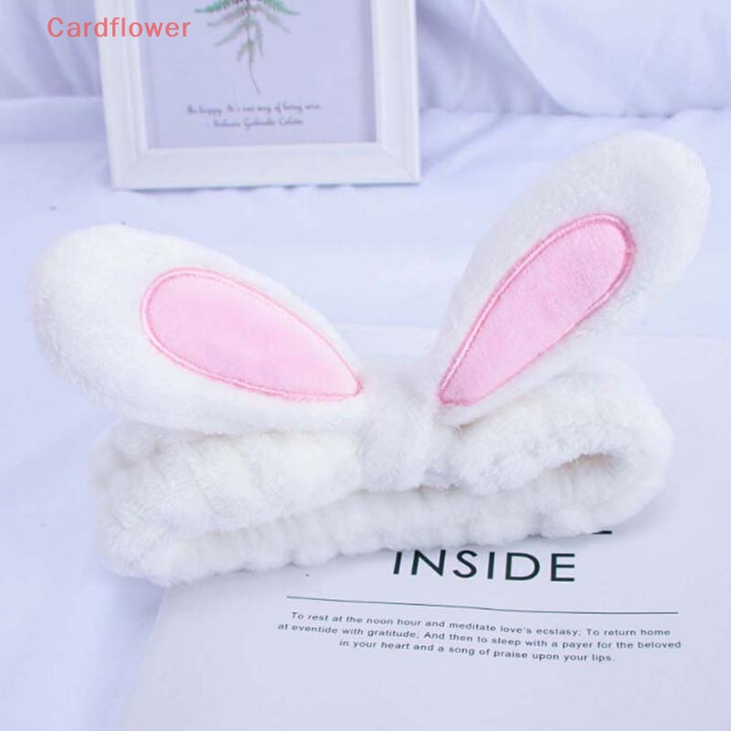 Băng Đô Tai Thỏ Dễ Thương Dùng Khi Rửa Mặt / Trang Điểm