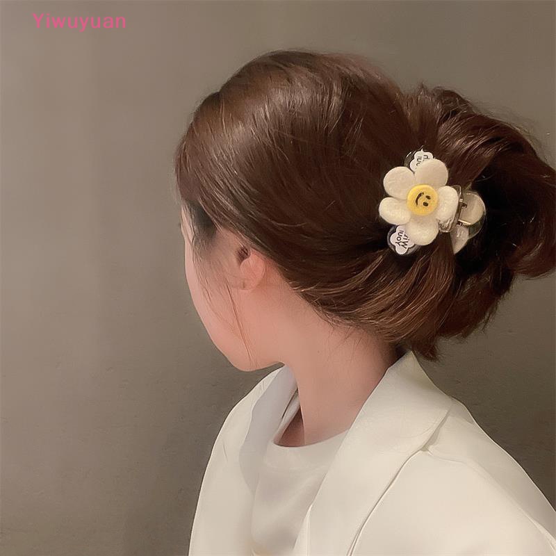 Kẹp Tóc Hoa Hướng Dương Mặt Cười Dễ Thương Cho Nữ
