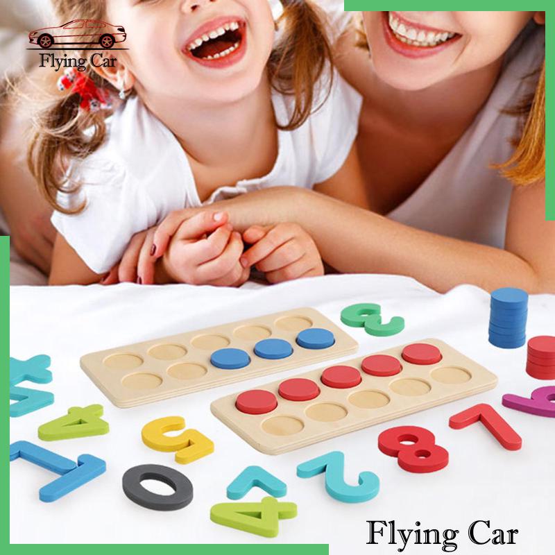 Bộ Đồ Chơi Đếm Số Bằng Gỗ Lzdjfmy2 Cho Trẻ Mẫu Giáo 3 Tuổi