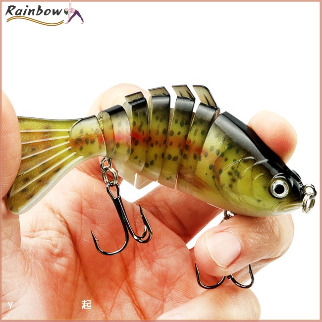 Mồi Câu Cá Giả 3d 16g / 10cm Nhiều Khớp Nối Chuyên Nghiệp