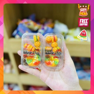 Kẹo dẻo hộp hamburger & pizza hot trend ⚡hàng nhập khẩu⚡