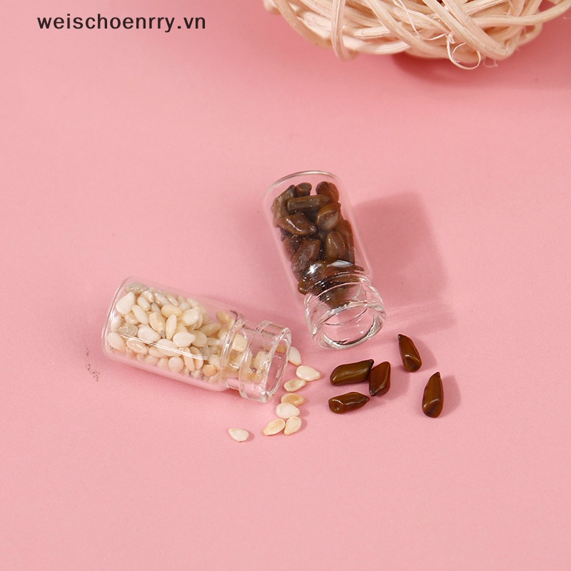 Set 2 Hũ Đựng Gia Vị 1: 12 Trang Trí Nhà Búp Bê