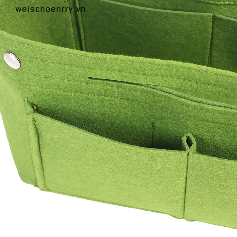 Túi Xách Bằng Vải Nỉ Nhiều Ngăn Tiện Dụng Sắp Xếp Gọn Gàng Cho Nữ