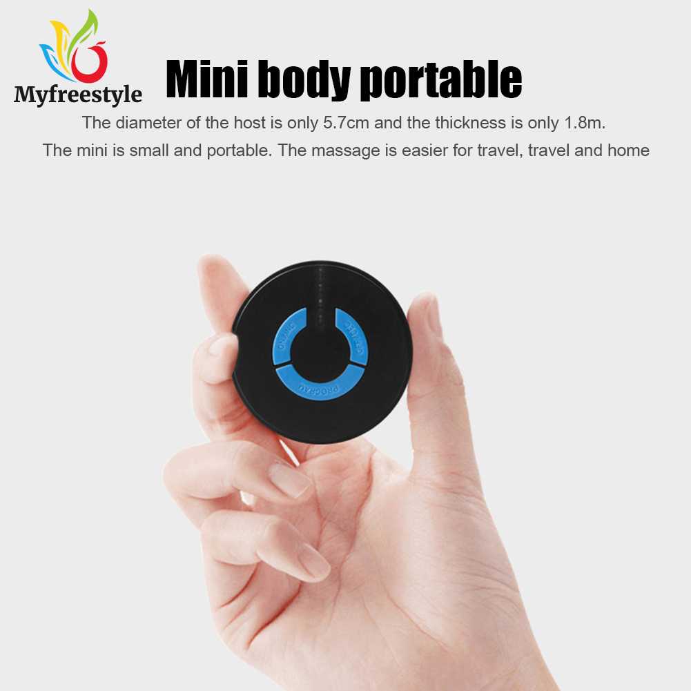 Máy mát xa cổ cổ mini EMS Miếng dán mát xa cổ tử cung (Loại pin)