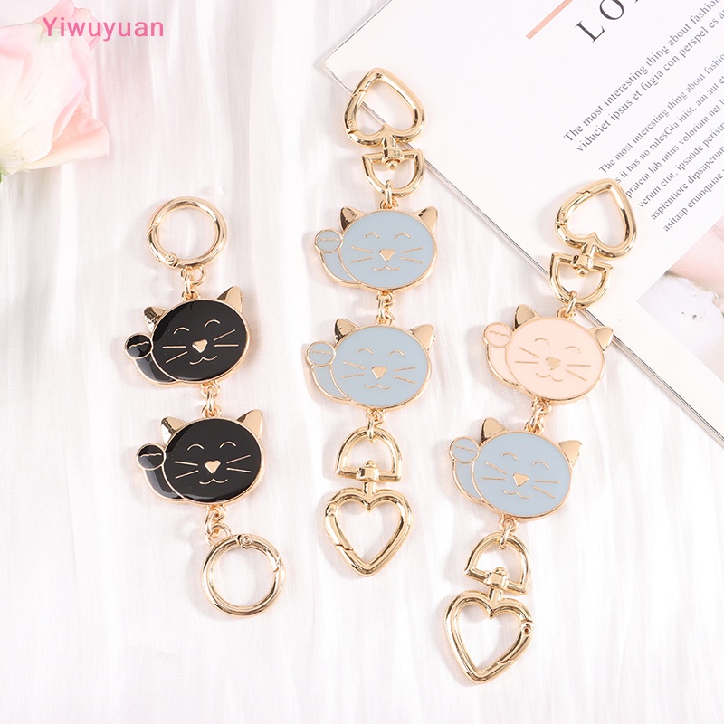 < Yiwuyuan > Dây Xích Thay Thế Cho Túi Xách Hình Mèo Tráng Men Dễ Thương