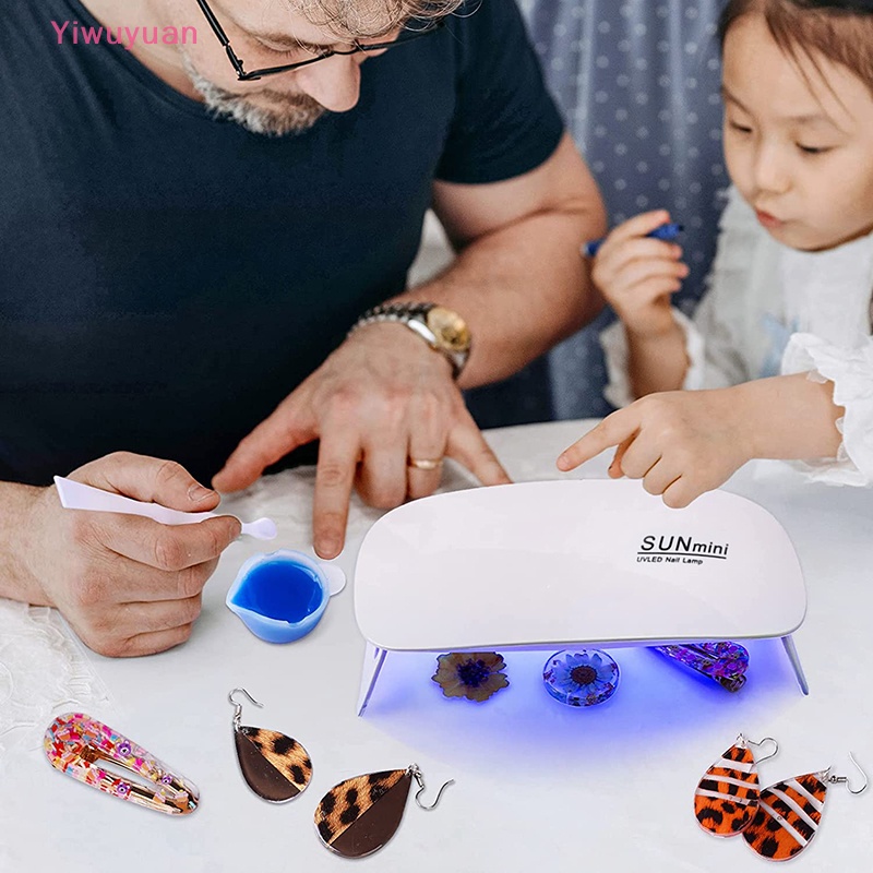 Đèn UV Resin Làm Trang Sức Sạc USB Nhỏ Gọn DIY Mới