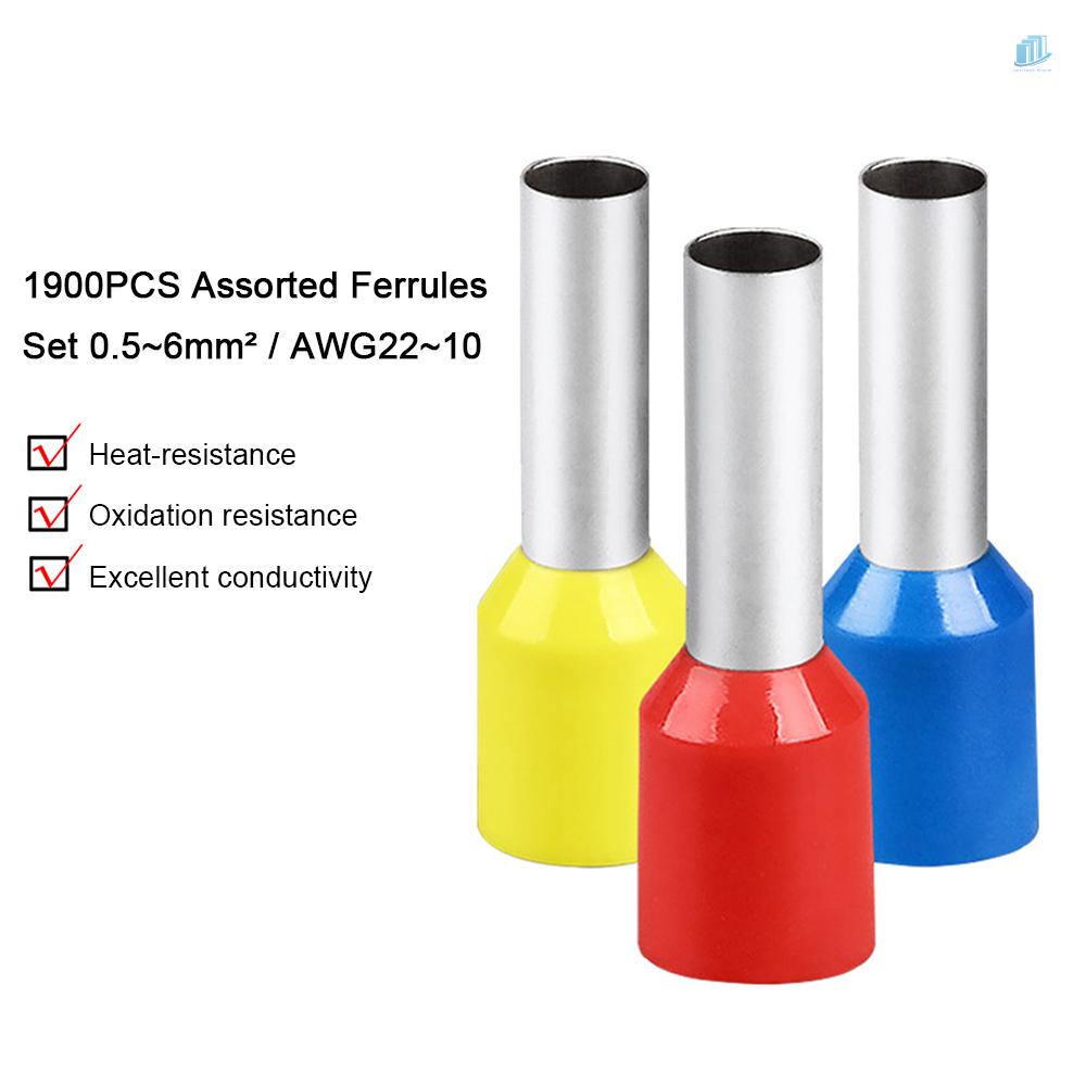 Set 1900 Đầu Nối Dây 0.5~6Mm2 / AWG22~10 Chuyên Dụng
