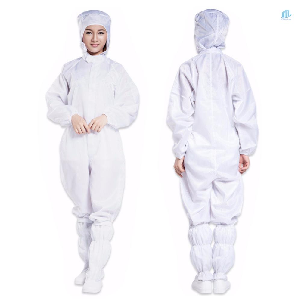 Bộ Áo Liền Quần Bảo Vệ Toàn Diện Chống Tĩnh Điện Chống Bụi Dành Cho Thợ Làm Việc