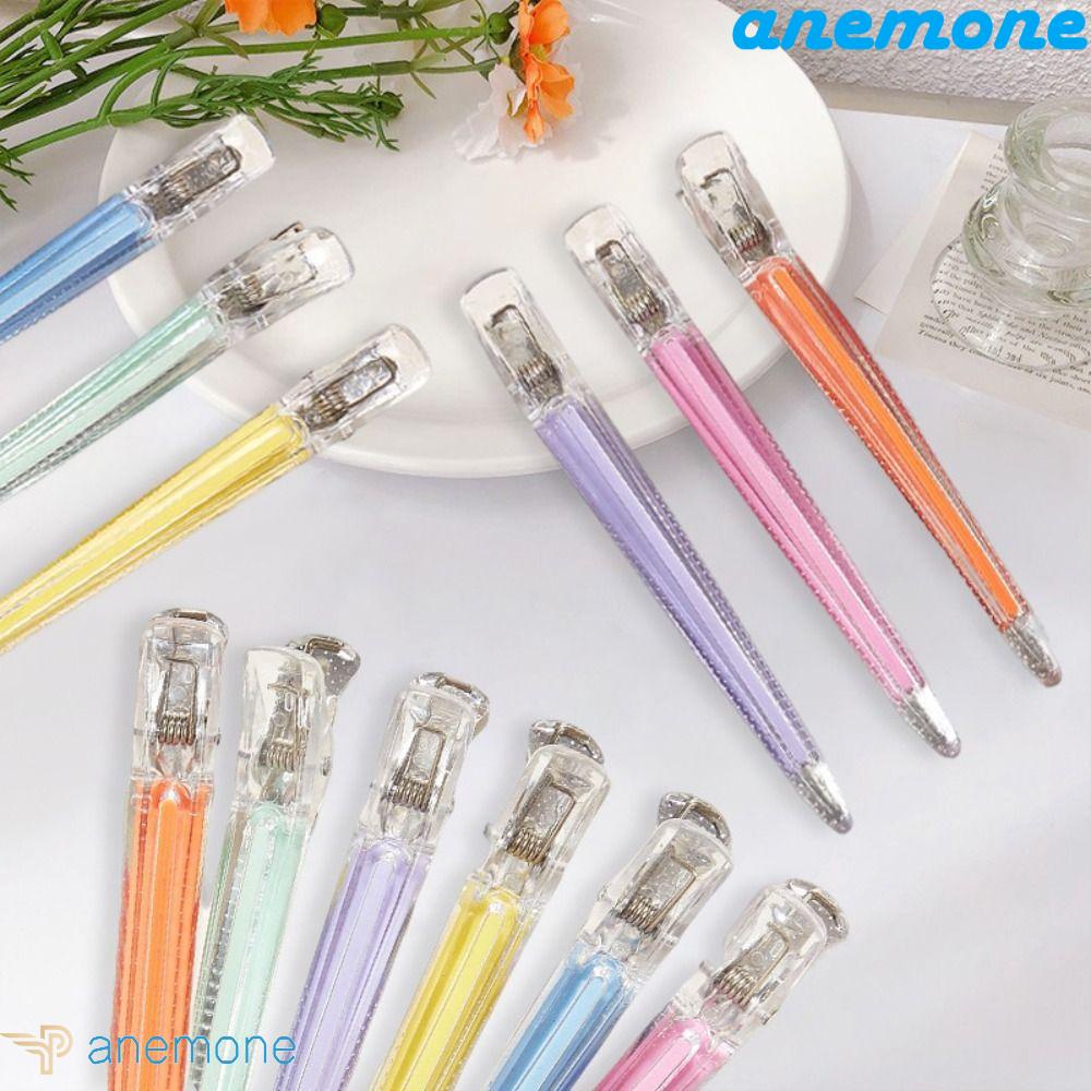 Kẹp Giữ ANEMONE Trong Suốt Không Để Lại Dấu Vết|Kẹp Tóc Càng Cua Bằng Nhựa Acrylic Cho Salon