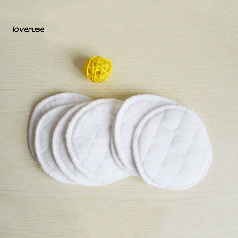 Set 2 Miếng Vải Cotton Hình Tròn Siêu Thấm Hút Thoáng Khí Cho Phụ Nữ Mang Thai