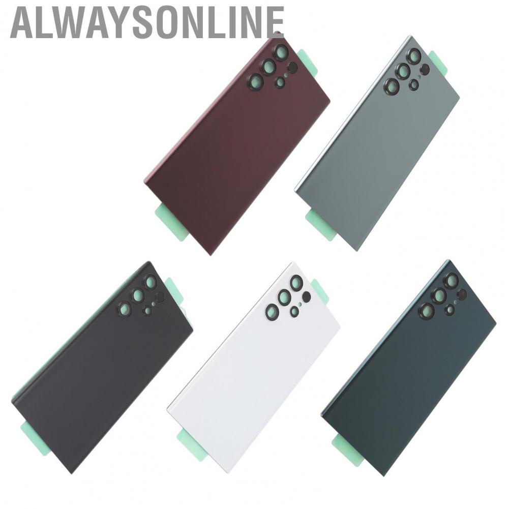 Alwaysonline Battery Door Housing  Anti Scratch Replacement Back Cover Exquisite for Samsung Galaxy S22 Ultra 5G S908U S908F