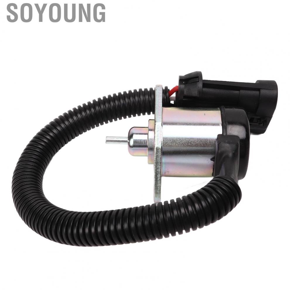 Soyoung Fuel Shut Off Solenoid  Anti Aging Heavy Duty High Sensitivity 1G577 60010 for Skid Steer