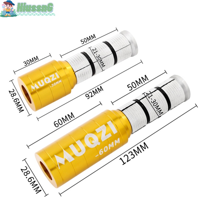 Trục Nối Dài Phuộc Xe Đạp Leo Núi 28.6mm 30mm 60mm Bằng Hợp Kim Nhôm