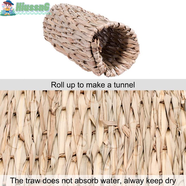 Thảm Rơm Bện Xinh Xắn Lót Chuồng Hamster / Thỏ / Hamster