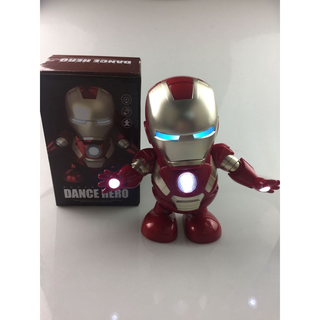 Đồ chơi Iron man robot nhảy múa vui nhộn cho bé -dc3677