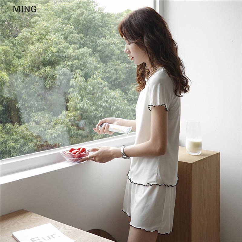 Bộ Đồ Ngủ Bằng Lụa Màu Trơn Thoải Mái Dành Cho Nữ