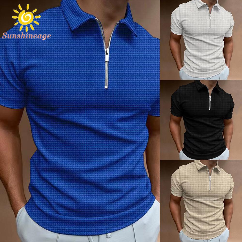 Áo Thun Nam Có Dây Kéo Thời Trang