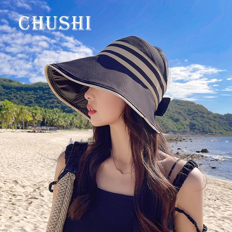 Nón Tai Bèo Vành Rộng Đục Lỗ Chống Nắng Thời Trang Mùa Hè Hàn Quốc Cho Nữ