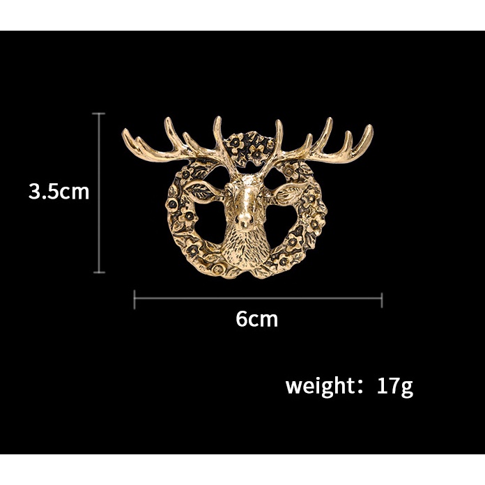 Trâm Cài Áo Kim Loại Hình Đầu Lâu Ba Chiều Vintage Thời Trang Cho Nam