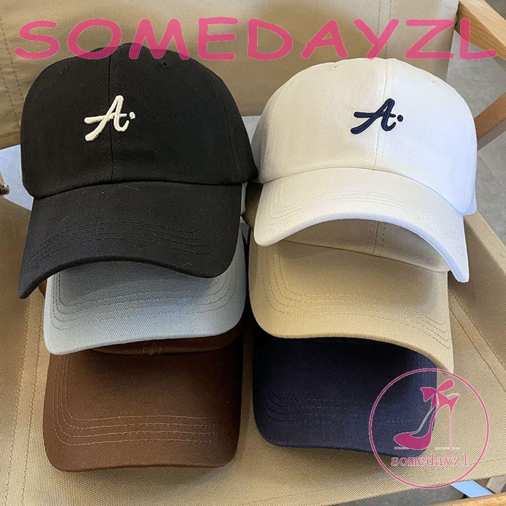 Mũ Lưỡi Trai Chất Liệu Cotton Thêu Chữ Phong Cách Hàn Quốc