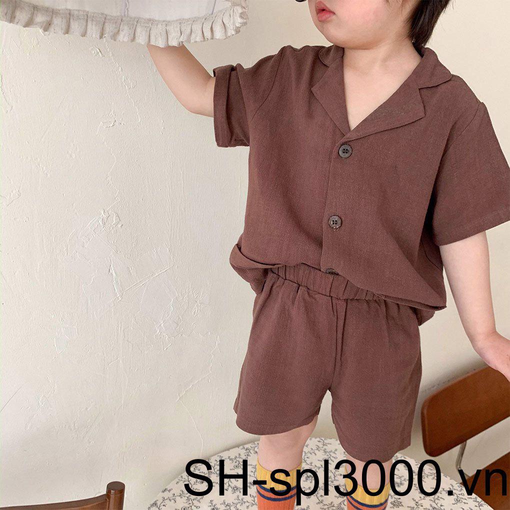 Set Áo Thun Tay Ngắn + Quần Có Túi Cho Bé