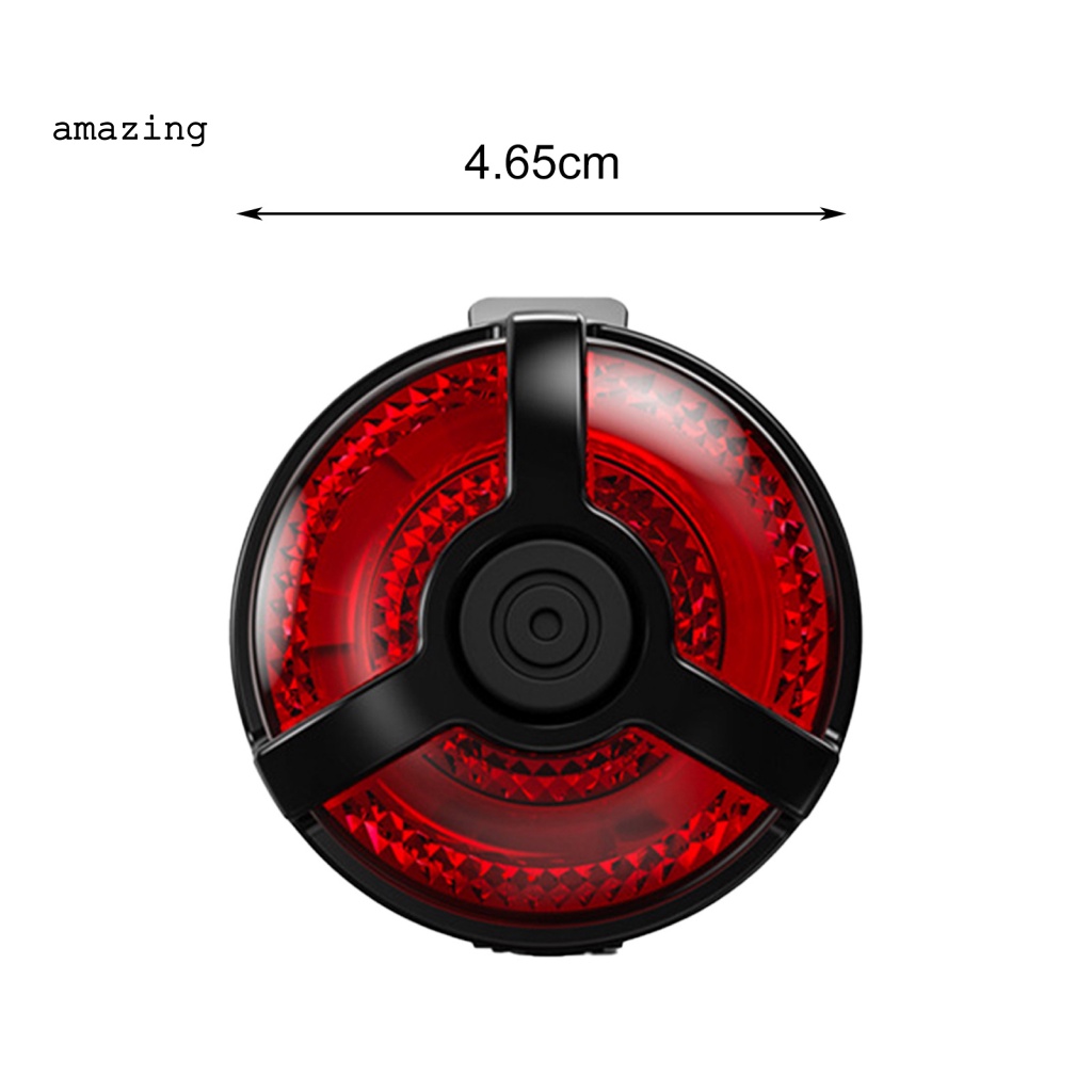 Đèn Đuôi Xe Đạp Ban Đêm Có Thể Sạc Lại Bằng Cổng USB 5 Chế Độ Chống Nước IPX 4