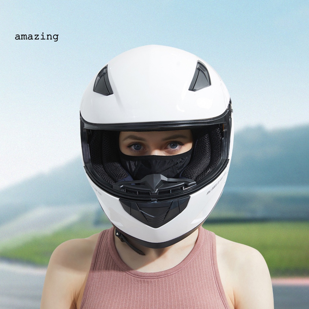 Mũ Trùm Đầu Màu Sắc Trơn Chống Gió Co Giãn Dùng Khi Lái Xe Ngoài Trời