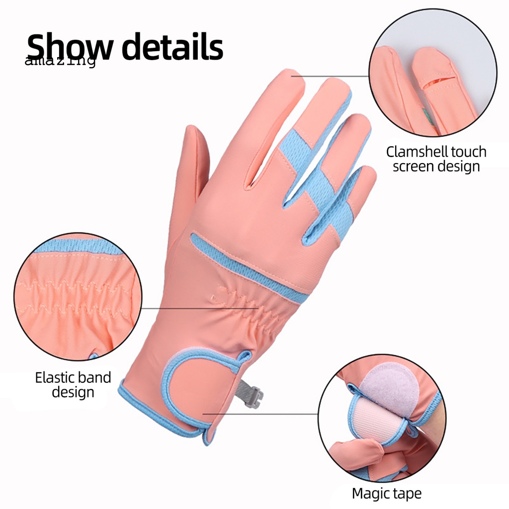 1 Đôi Găng Tay Mỏng Chống Nắng Chống Mòn Chống Sốc Nhanh Khô Dành Cho Nữ