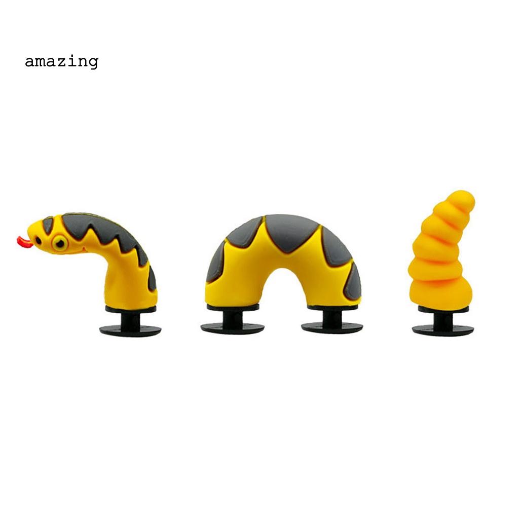 Set 3 Phụ Kiện Trang Trí Giày / Đồ Dùng Hình Động Vật Biển Hoạt Hình Bằng PVC