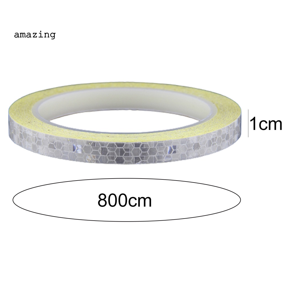 1 Cuộn Đề Can Phản Quang 7 Màu Chống Bụi Trang Trí Xe Hơi Xe Máy