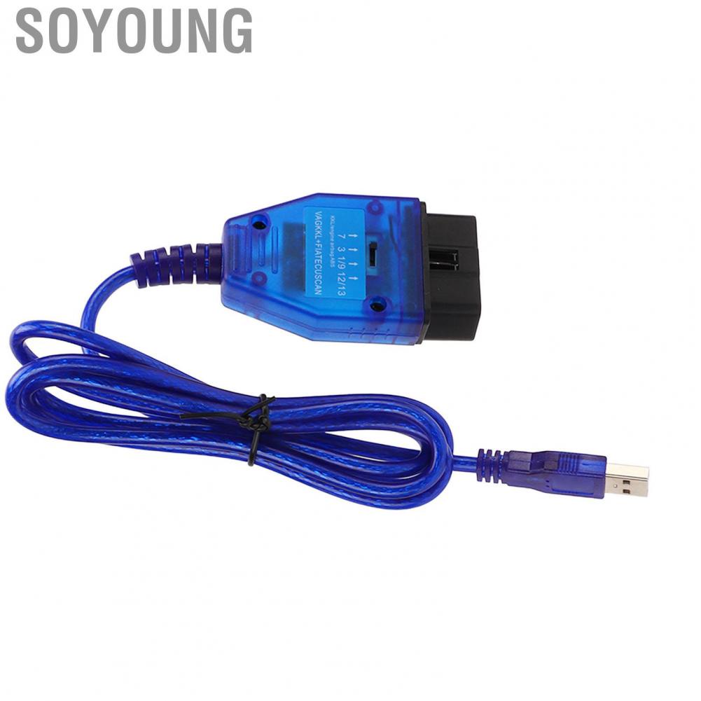 Soyoung OBD2 Interface Cable  Diagnostic  Cable Professional Abrasion Resistant Reliable  for Car