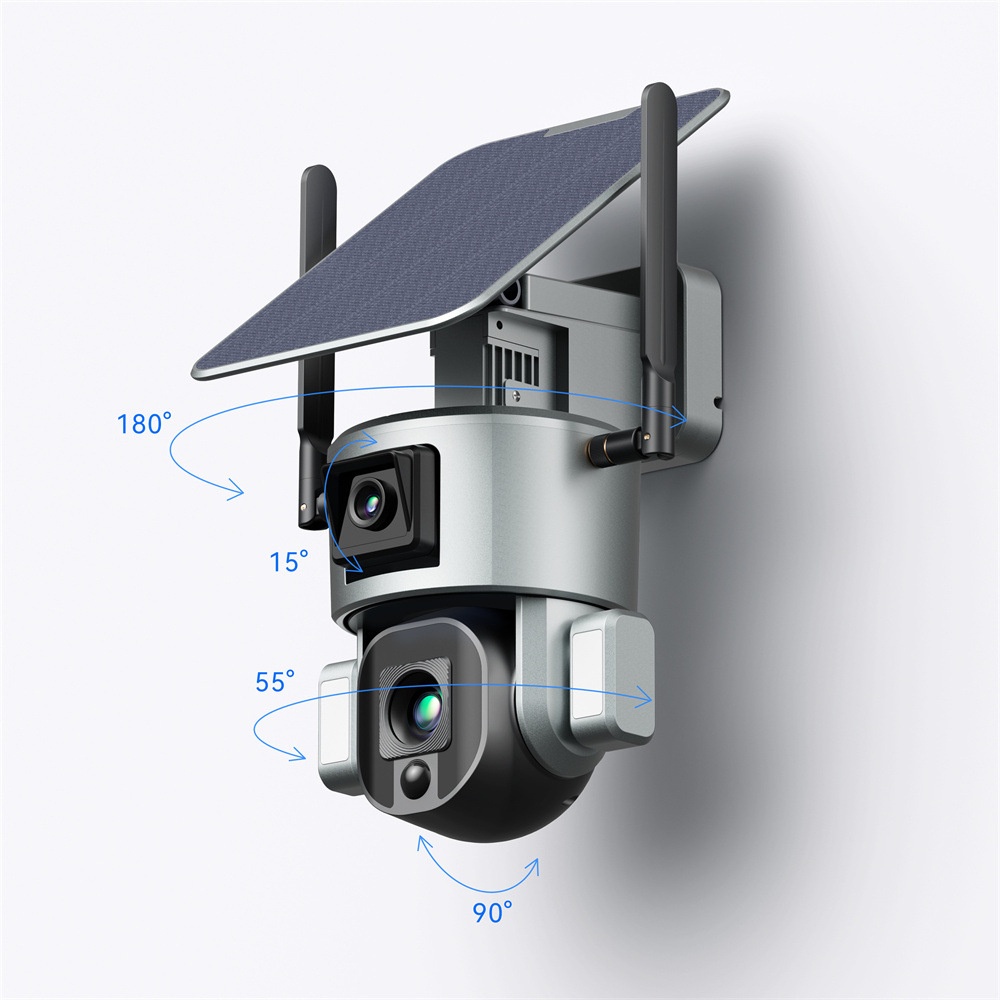 Camera 4g - Wifi Zoom siêu xa gần 1000m camera năng lượng mặt trời chuyên nhà xưởng, kho bãi, công trình xây dựng...