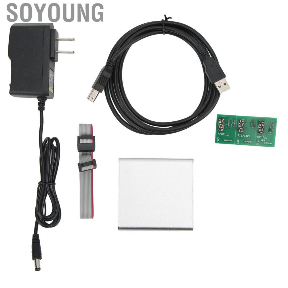 Soyoung ECU Programmers  Professional US Plug 100‑240V Rugged Car Diagnostic Tool  Aging V1255 Reliable Abrasion Resistant with Adapter for Auto