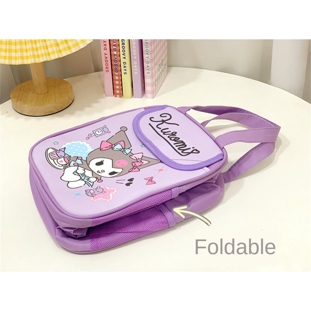 Túi Đựng Hộp Cơm Trưa Cỡ Lớn In Hoạt Hình Dễ Thương Cho Học Sinh