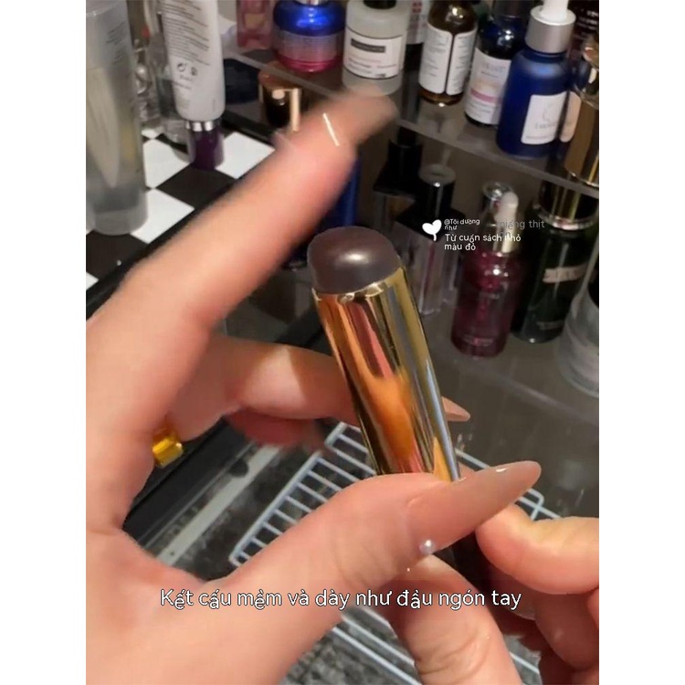 Bàn chải silicon đầu tròn Bàn chải môi cầm tay Bàn chải tàng hình son dưỡng môi