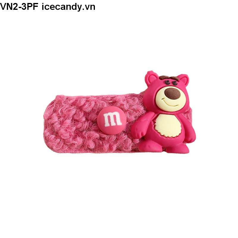 🥟ice🥟Kẹp Tóc Lông Cừu Giả Kiểu Hoạt Hình Đáng Yêu