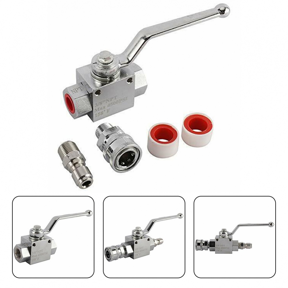 Bộ Vòi Xịt Nước Áp Suất Cao Bằng Thép Không Gỉ