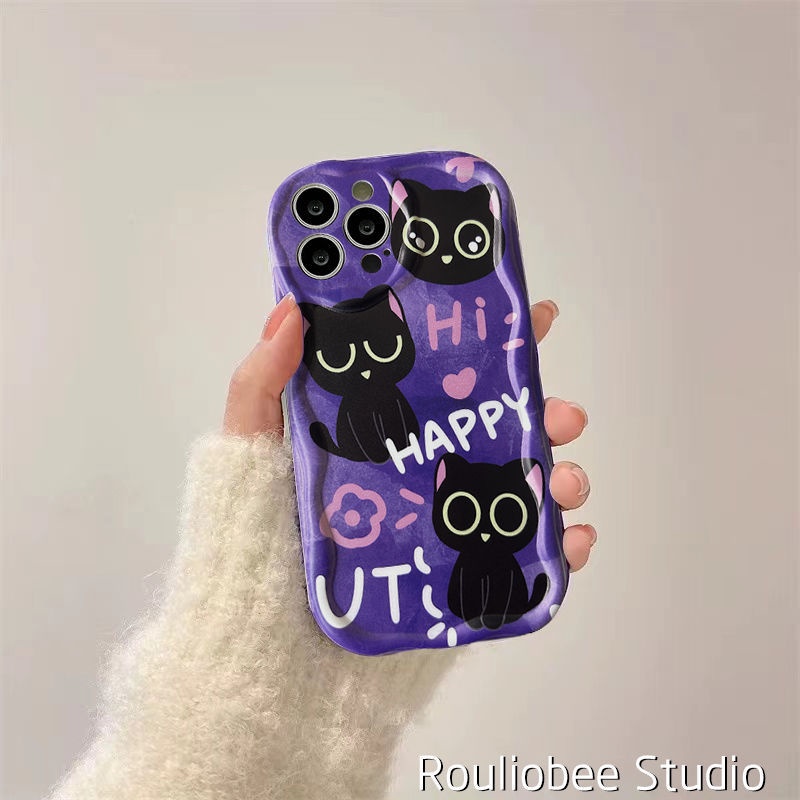 Ốp Điện Thoại In Hình Mèo Hoạt Hình Cho iphone14promax / 13 / 12 / 11 / XR / XS / X / XSMAX / 7 / 8PLUS