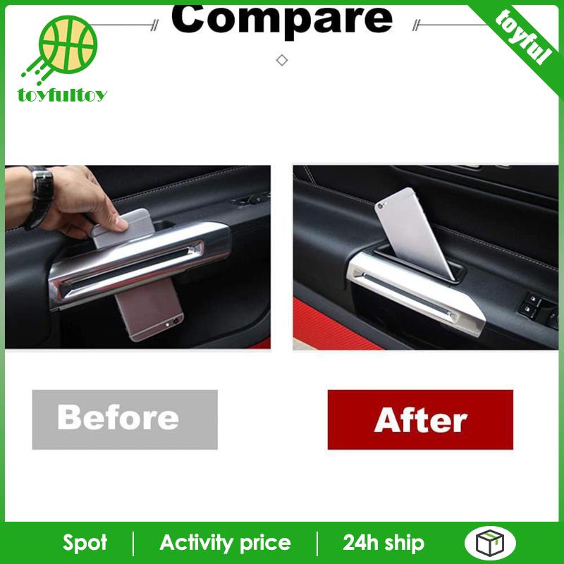 Set 2 Khay Đựng Đồ Gắn Cửa Xe Hơi Tiện Dụng