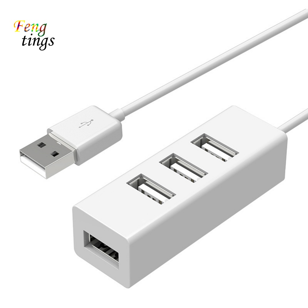 Bộ Chia Cổng Sạc Usb 2.0 Hub Tốc Độ Cao 4 Trong 1 Đa Năng Cho Laptop