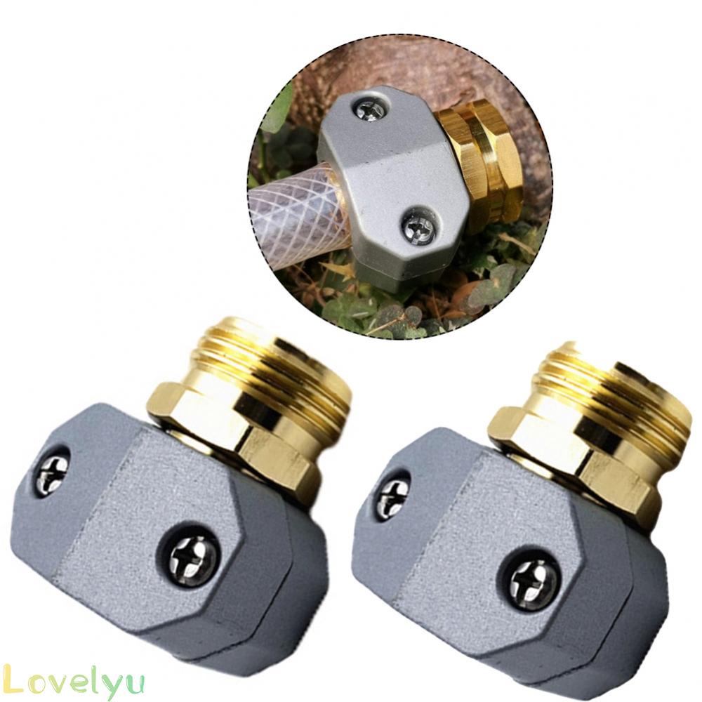 ⭐2023 ⭐Connector Aluminum Alloy Coupler End Clamp Garden Hose Male + Female Mender