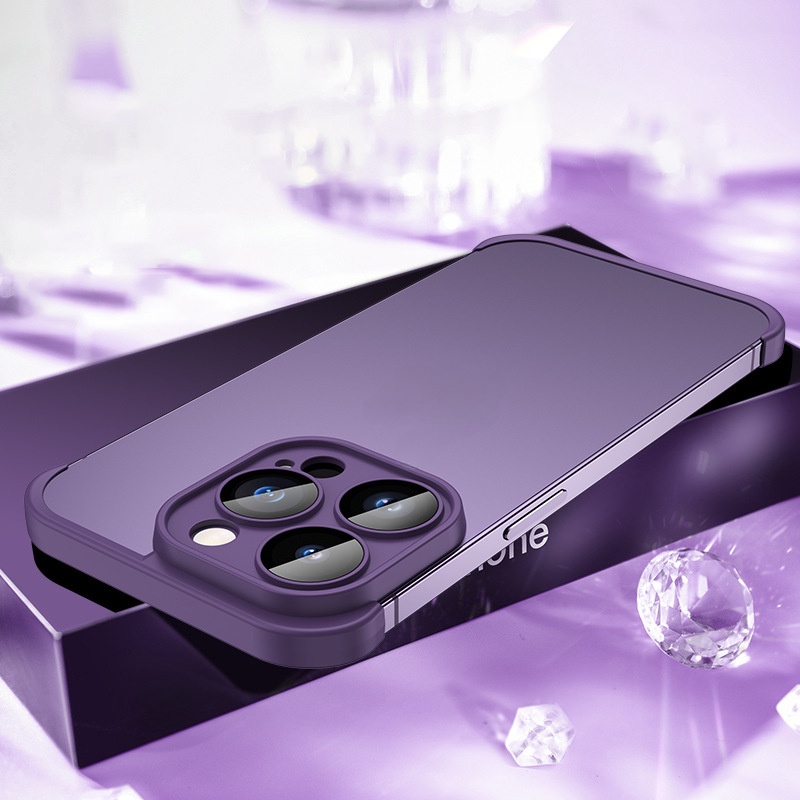 Ốp Điện Thoại TPU Không Viền Kèm Kính Cường Lực Bảo Vệ Ống Kính Máy Ảnh Cho iPhone 14 Plus 13 12 11 Pro Max XS X