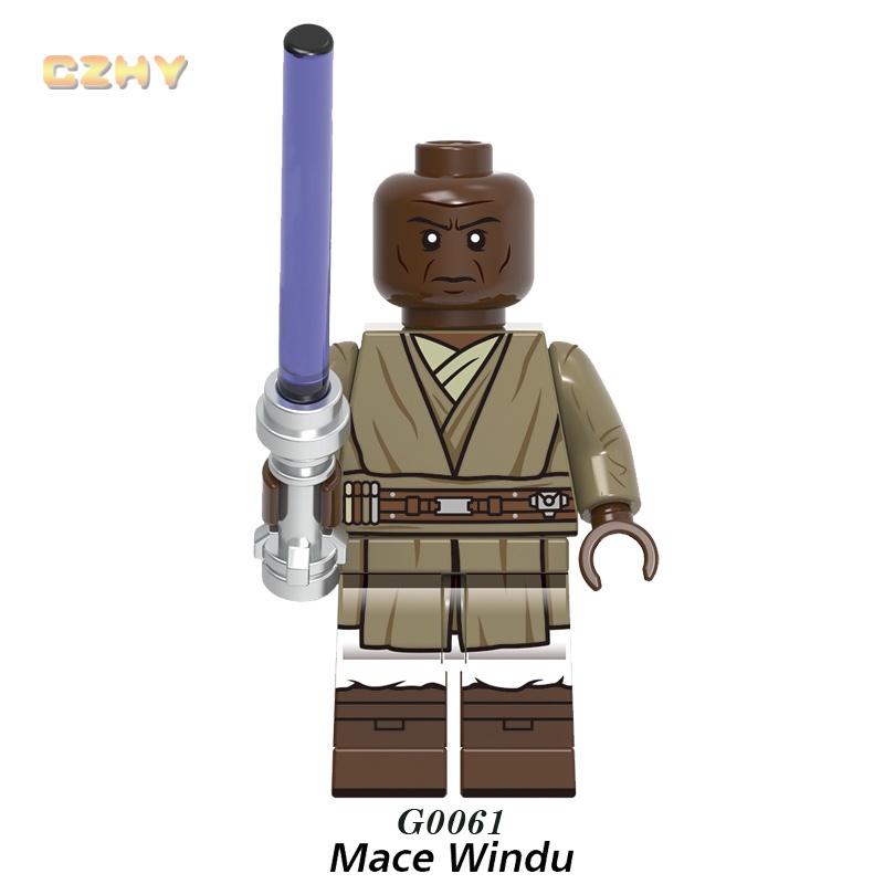 Mới Mô Hình Đồ Chơi Nhân Vật Anakin Qui-Gon Jinn Jei Temple Guard Mace Windu Ahsoka Dooku Ella Secura