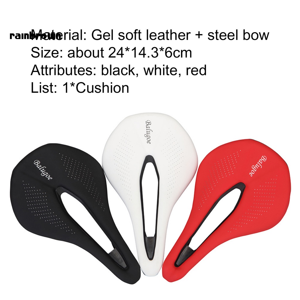 &lt; Rainbrown &gt; Yên Xe Đạp Địa Hình Thiết Kế Rỗng Thoáng Khí Cozy Ergonomic