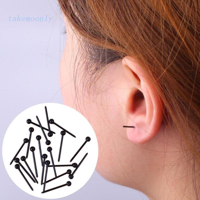 Set 1000 Đinh Tán Bằng Nhựa Không Gây Dị Ứng Dùng Làm Khuyên Tai DIY
