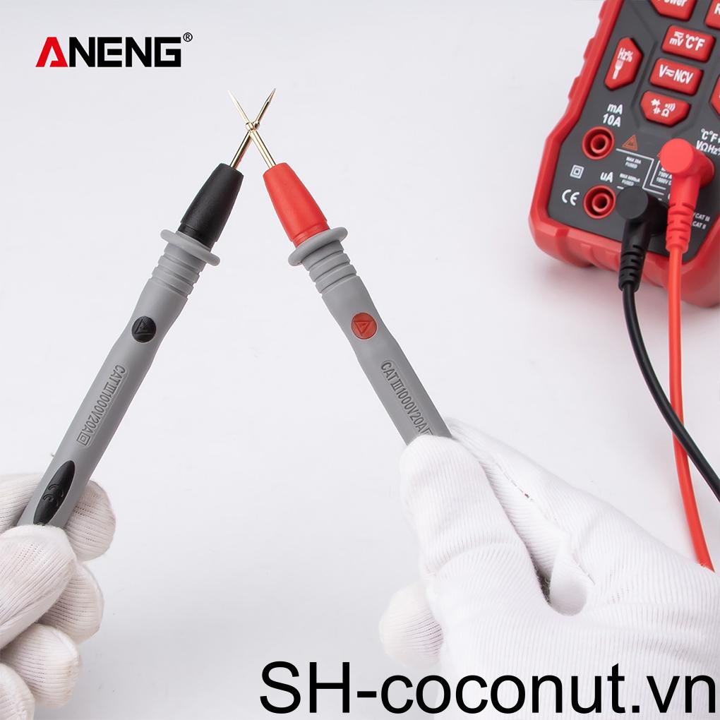 ANENG 1 Cặp Đầu Dò Thử Nghiệm Điện Thế 20A 1000V Không Phai Màu