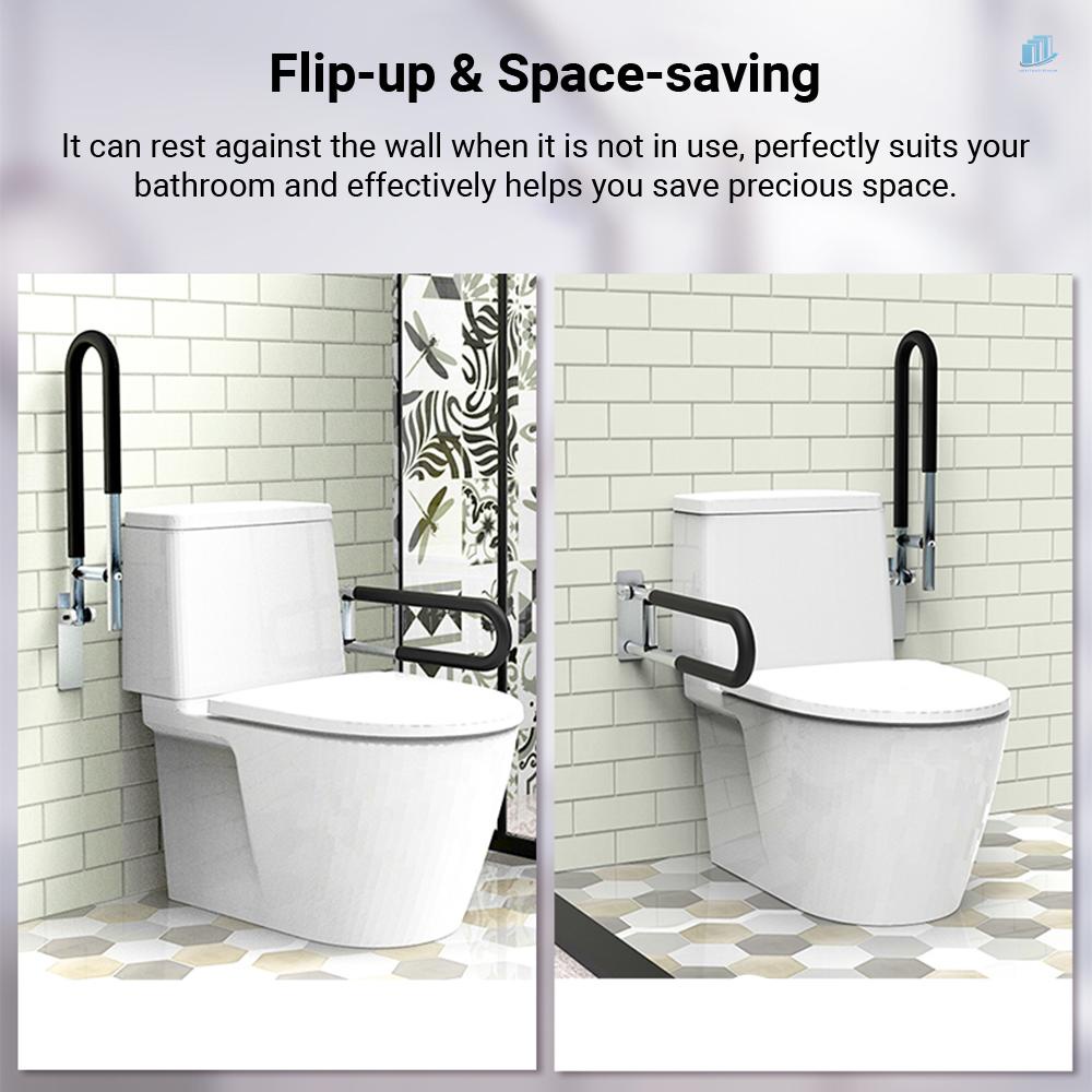 Tay Nắm Cửa Toilet Bằng Hợp Kim Nhôm Chống Rơi / Trượt An Toàn Tiện Dụng