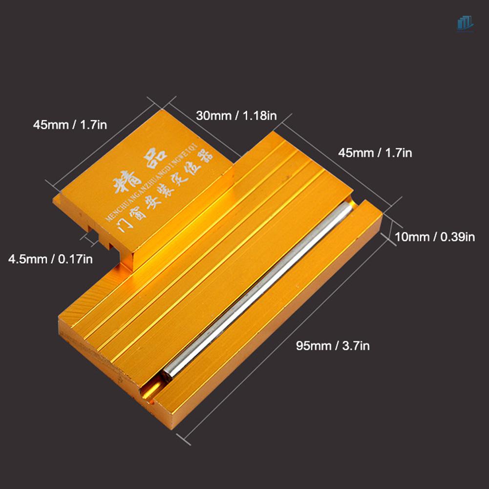 Bộ 2 Dụng Cụ Lắp Đặt Cửa Sổ Bằng Hợp Kim Nhôm Tiết Kiệm Thời Gian