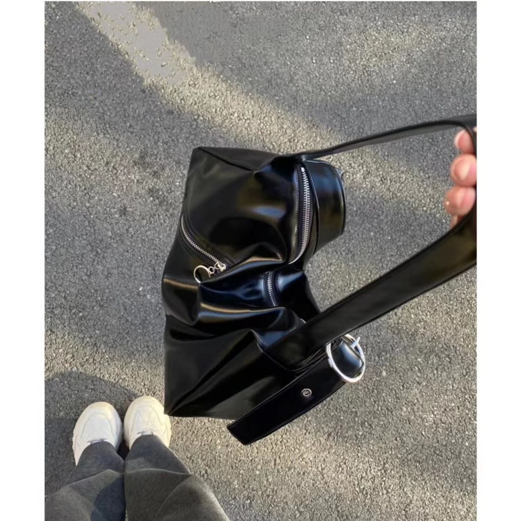 Túi Tote Đeo Vai / Đeo Chéo Bằng Da Mềm Cỡ Lớn Thời Trang Mới 2023 Dành Cho Bạn Gái Y2k