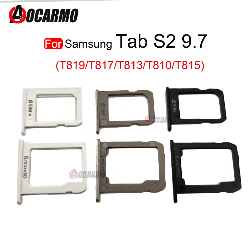 Khay Đựng Thẻ Sim + Cáp Sạc USB Thay Thế Chuyên Dụng Cho Samsung Galaxy Tab S2 9.7 T817 T810 T813 T815 T819